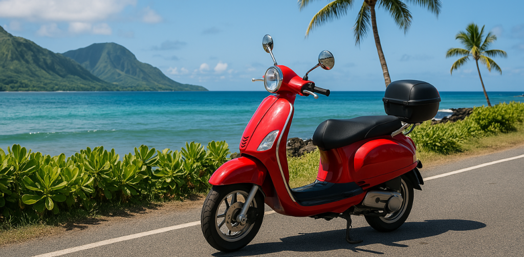 Moped accident in Ewa Beach